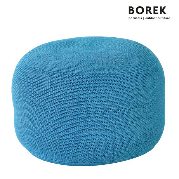 Rundes Boden Sitzkissen von Borek - trkis - Ardenza Seil - Crochette Sitzkissen