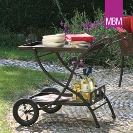Tisch rollbar fr Garten & Terrasse - MBM - Metall/Eisen...