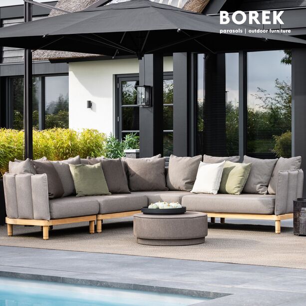 Eleganter Outdoor Hocker fr Garten und Terrasse von Borek - rund - Cusano Hocker
