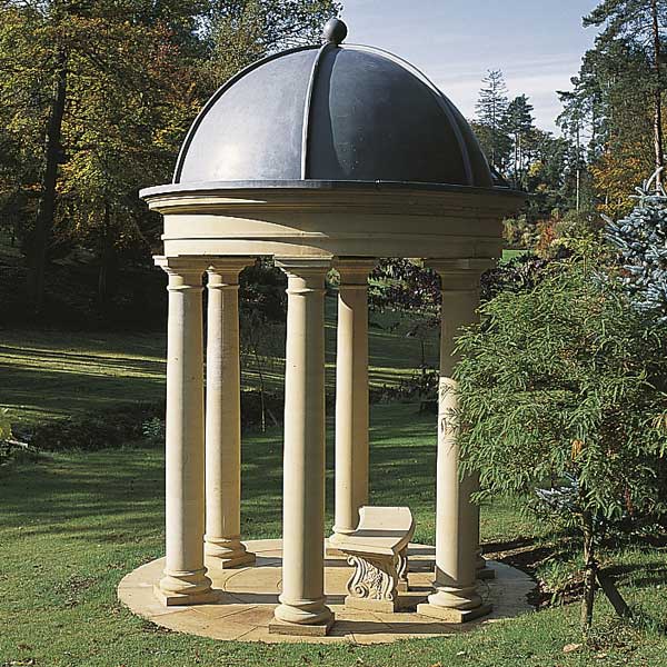 Stein Pavillon mit Säulen Pierrefeu • Gartentraum.de