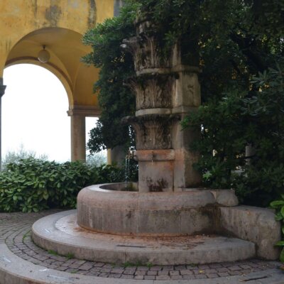 Gartengestaltung der Vittoriale degli italiani