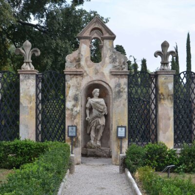 Gartengestaltung der Villa D’Annunzio