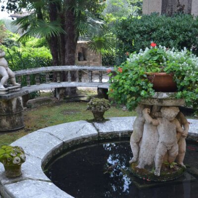 Gartengestaltung der Villa D’Annunzio