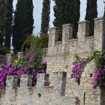 Gartengestaltung der Vittoriale degli italiani