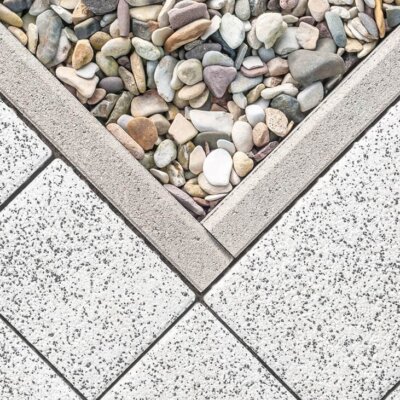 Terrassenplatten und Ziekries