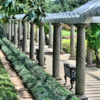 Gartenweg überdacht mit einer langen Pergola © Pixabay.com