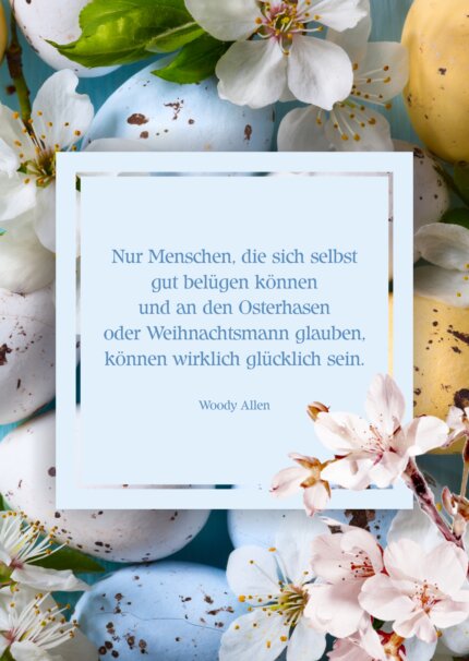 OSTERHASE UND WEIHNACHTSMANN