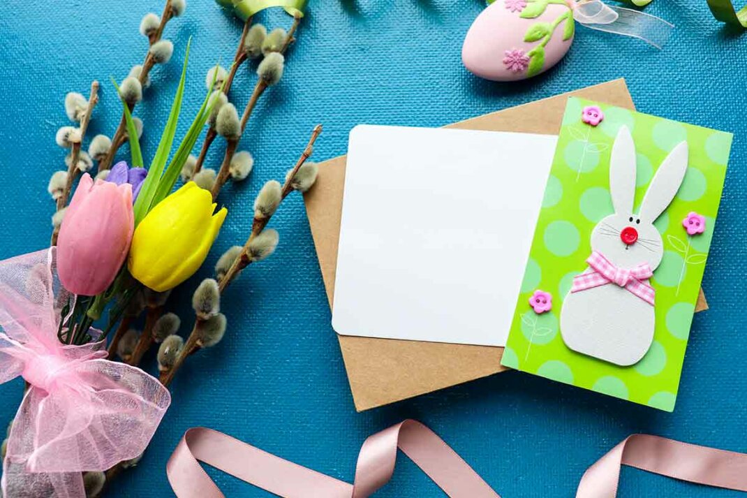 schöne und fröhliche ostergrüße und osterwünsche für den ostergruß in osterkarte