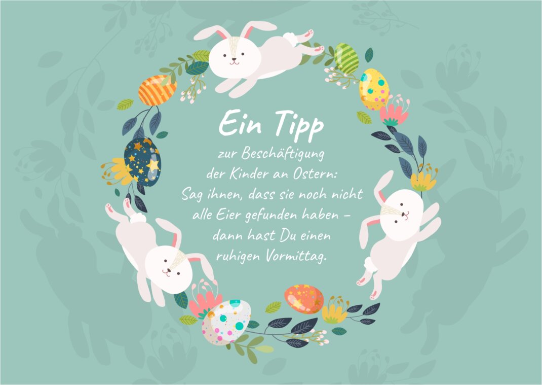 ostergruß schön lustig fröhlich zum verschicken whatsapp mit osterwünschen für freunde ausgefallen