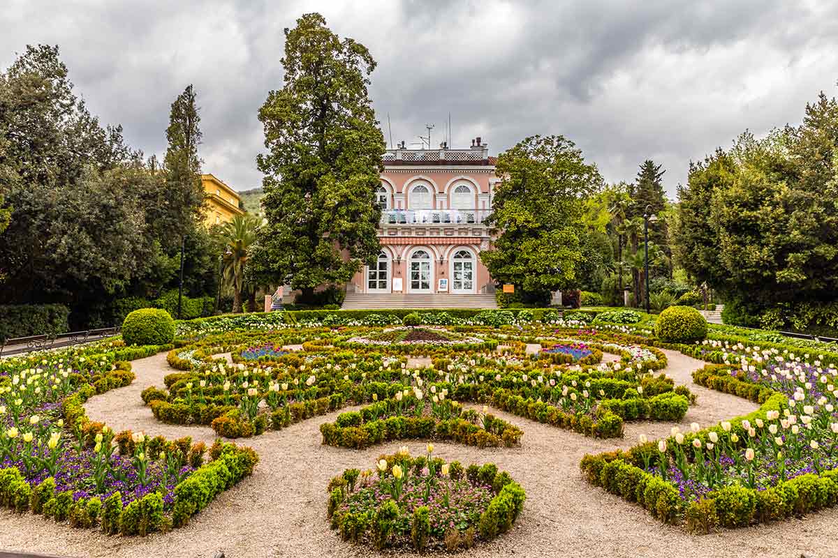 Tulpen in einer Parkanlage