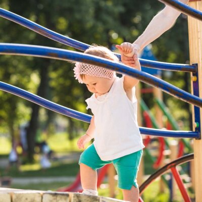 Spielplätze unterstützen die Entwicklung