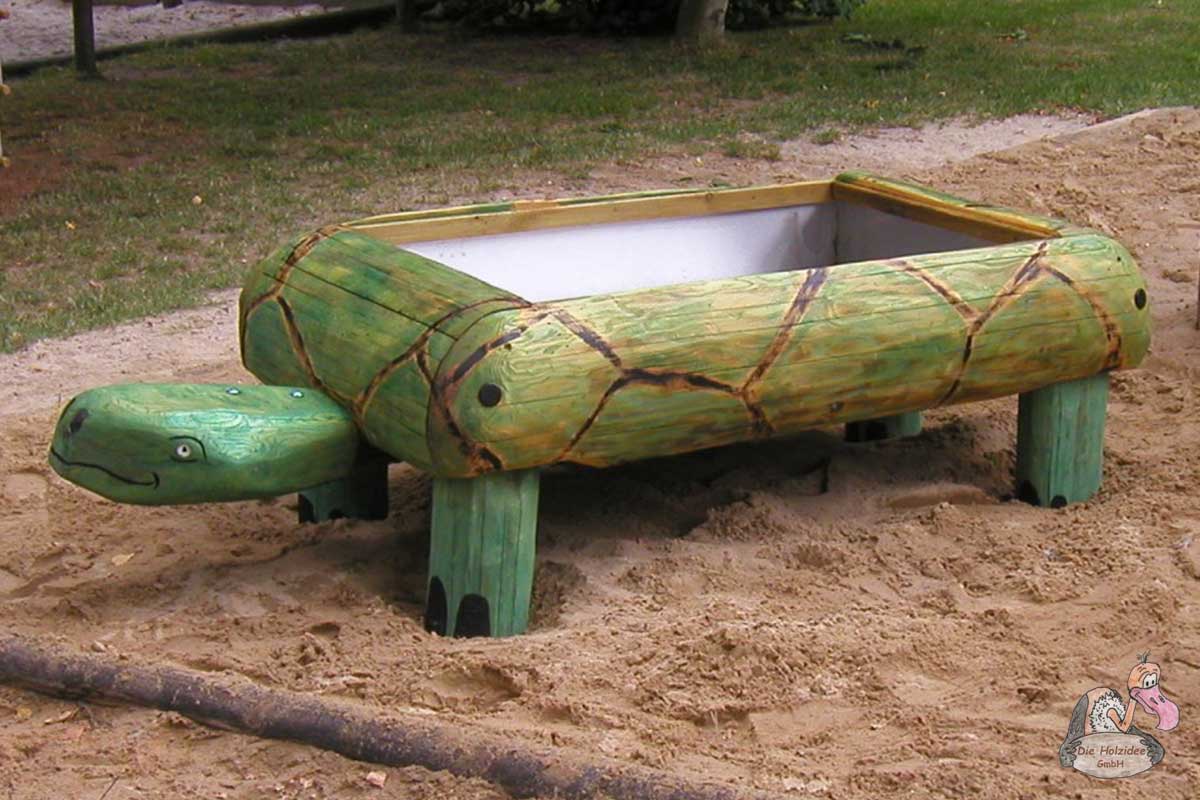 Matschbecken mit Motiv Schildkröte