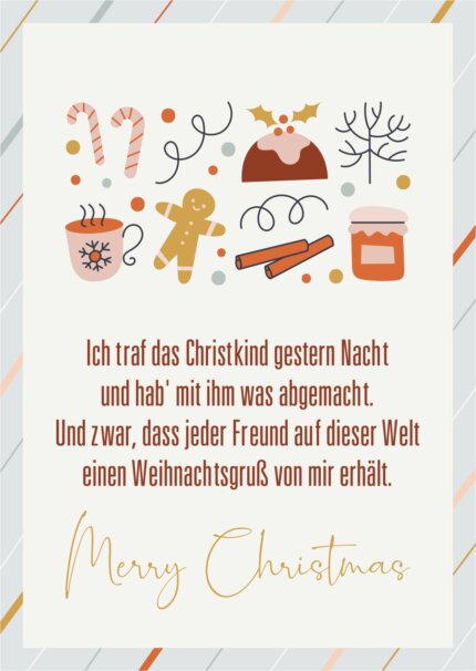 Ich traf das Christkind