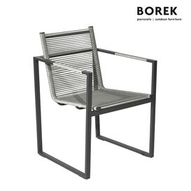 Gartenstuhl von Borek - modern - Aluminium - grau -...