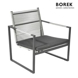 Garten Lounge Sessel von Borek - inkl. Kissen - Aluminium...