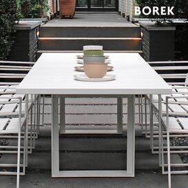 Groer Gartentisch aus Aluminium - Borek - 75x305x100cm -...