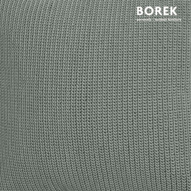 Outdoor Sitzkissen fr Gartenmbel von Borek - Crochette Sitzkissen / Iron Grey