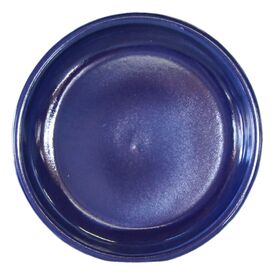 Untersetzer rund f�r Garten Blument�pfe - Steinzeug winterfest - Platate / 35cm / Effekt-Blau