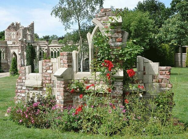 Deko Ruine fr den Garten - Steynton Castle / M