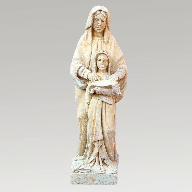 Maria mit Kind Figur aus Steinguss - Madonna Alina