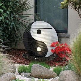 Asiatisches Fiberglas-Beton Garten Wasserspiel als...