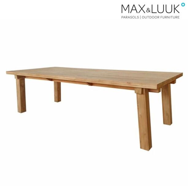 Groer Gartentisch aus Teakholz - 260x105cm - Max&Luuk - Abby Gartentisch