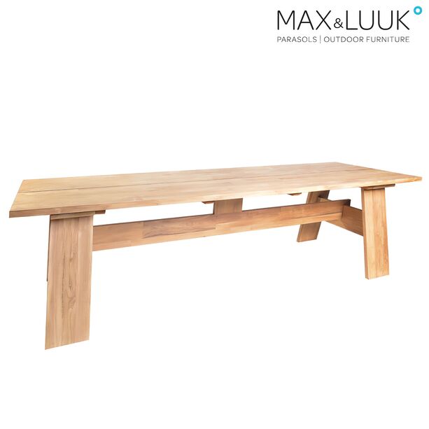 Groer Gartentisch aus Teakholz - 300x110cm - rechteckig - Max&Luuk - Finn Gartentisch
