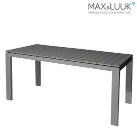 Max&Luuk Gartentisch Aluminium - 160x80cm - eckig -...