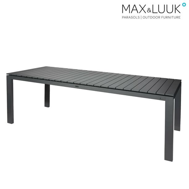 Großer Gartentisch aus Aluminium - 220x90cm - rechteckig - Max&Luuk - Morris Tisch
