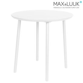 Gartentisch rund aus Alumnium - Max&Luuk - 80cm - modern...