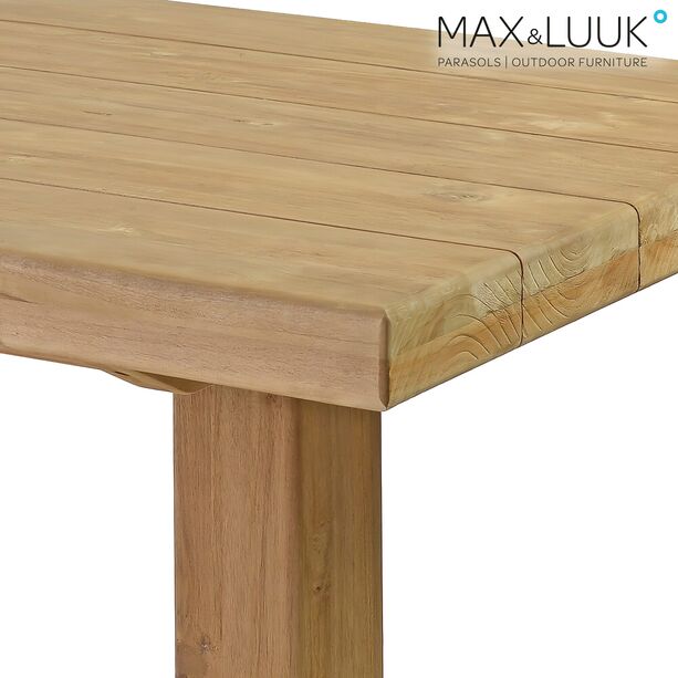 Groer Gartentisch aus Teakholz - stabil - Max&Luuk - Bruce Gartentisch / 76x240x100cm