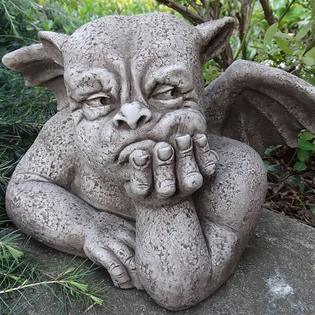 Klassische Gargoyle Skulptur aus Steinguss - Reygar