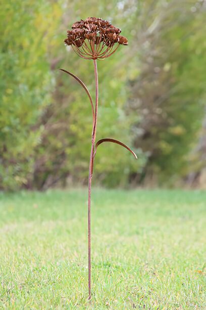 Einzigartige Gartenskulptur Eisen Blume - Flos Ferrum