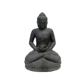 Buddha Skulptur mit Schale als Gartengestaltungs-Element...