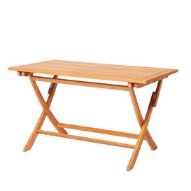 Hochwertiger Teakholz Garten Klapptisch - 130x75cm -...