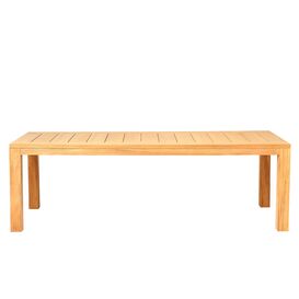 Gro�er stabiler Gartentisch aus Teakholz - eckig - Ella Gartentisch / 76x240x100cm