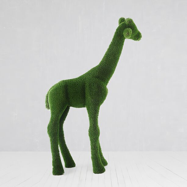 Gartenfigur Giraffe - Topiary - GFK & Kunstrasen - Gundula