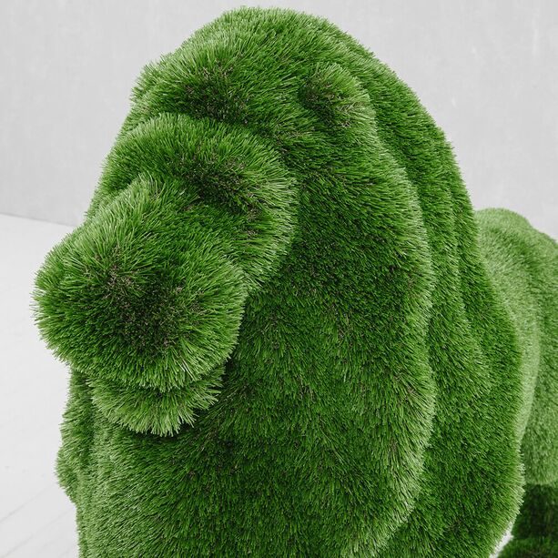 Gartenfigur Lwe stehend - Topiary - Kunststoff - grn - Mohatu