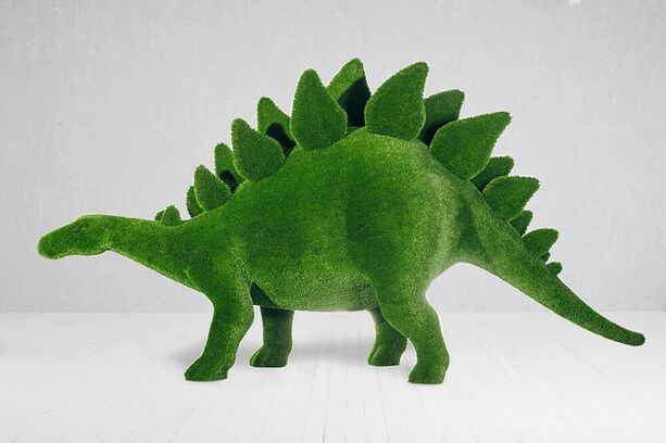 Dinosaurier Gartenfigur Stegosaurus XXL - Topiary - Kunststoff - Spike