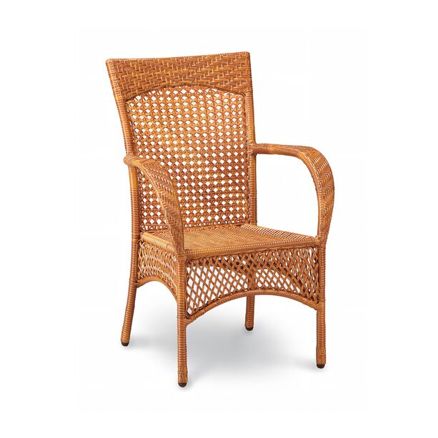 Stapelstuhl aus Bestolan mit breiter Armlehne - Stuhl Fiscina