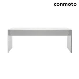 Moderner HPL Outdoor-Tisch 220cm - Riva Tisch / Wei� / ohne Abdeckhaube