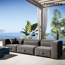 Bequemes Loungesofa 4-Sitzer aus Sunbrella - Miami Sofa