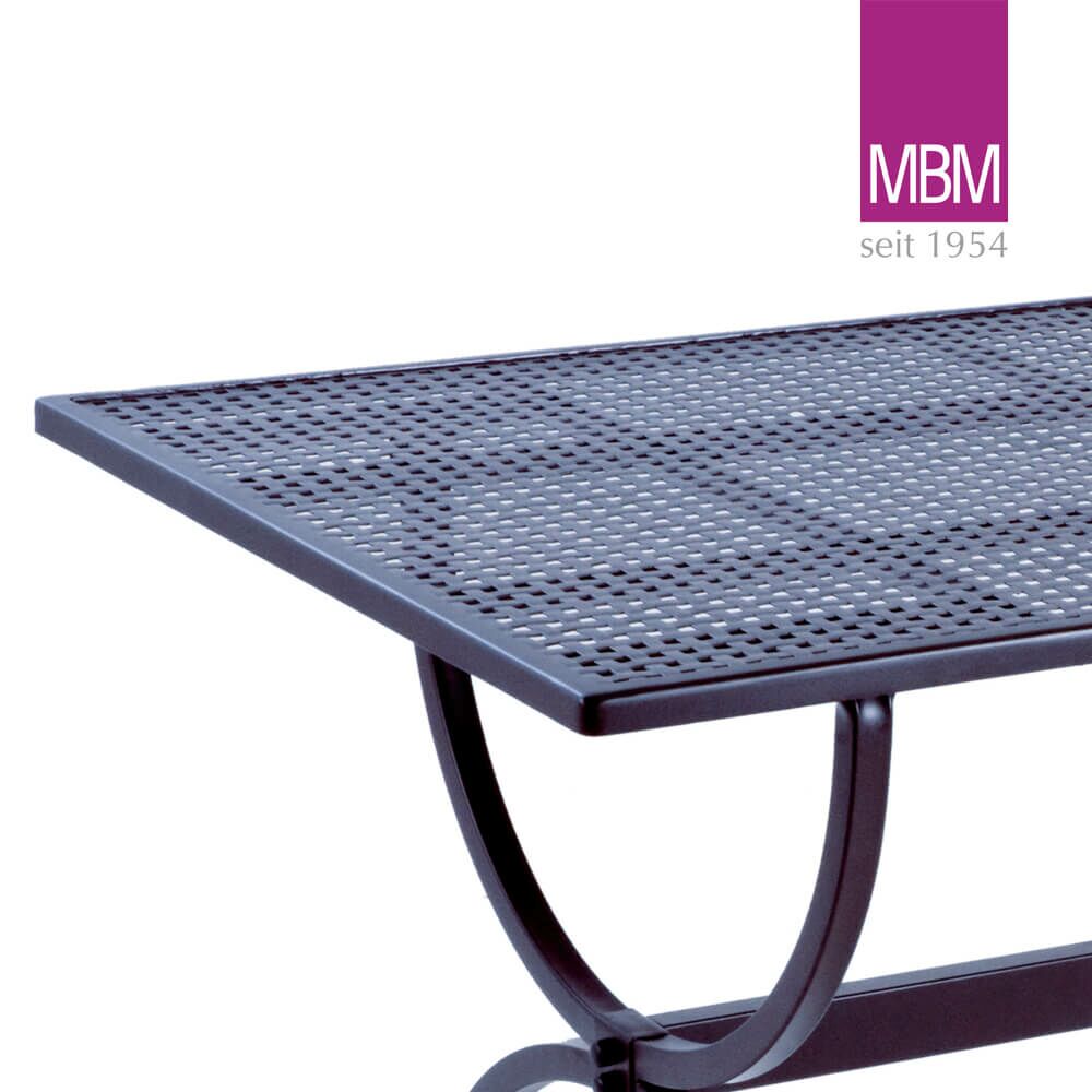 Gartentisch Metalltisch Gartenmöbel Tisch ROMEO 75x75cm von MBM wetterfest