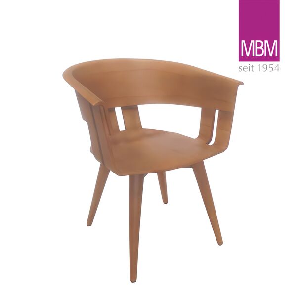 Gartenstuhl aus Resysta - skandinavisches Design - MBM - Sessel Nordlicht