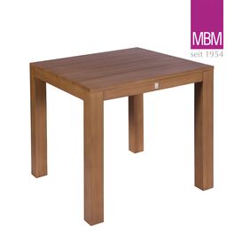 Quadratischer Gartentisch in Holzoptik - Resysta - MBM -...