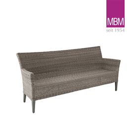 3-Sitzer Gartenbank von MBM - Resysta & Polyrattan - grau...