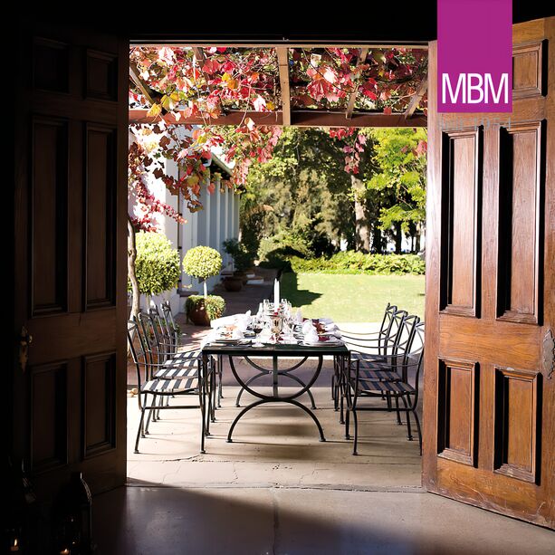 Sessel für Balkon & Garten - MBM - Schmiedeeisen - Sessel Medici