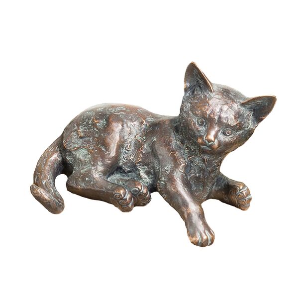 Kätzchen aus Bronze - Set aus 3 Tierfiguren - Katzenjunge