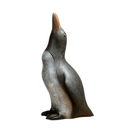 Robuste Gartenskulptur Pinguin aus Bronze - Pinguin