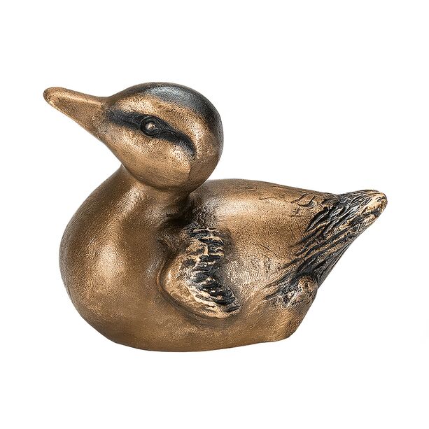 Entenküken Figur aus Bronze für den Garten - Entenküken
